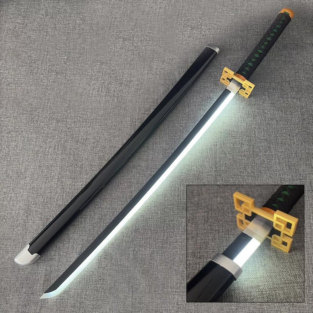 Demon Slayer Muichiro Tokito Metal LED Katana Sword