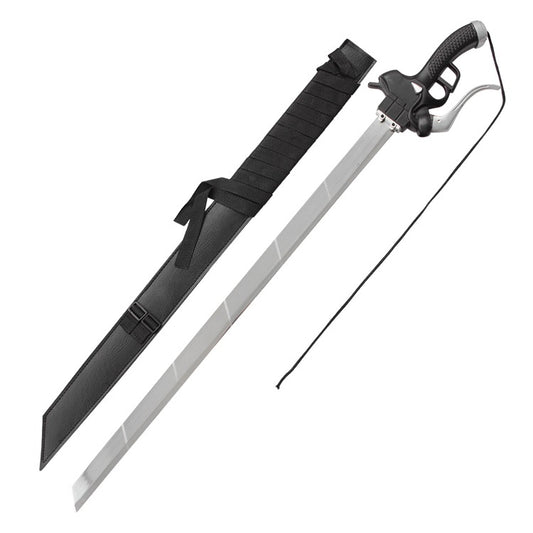 Attack on Titan Sword Levi Ackerman Metal Sword Silver Blade