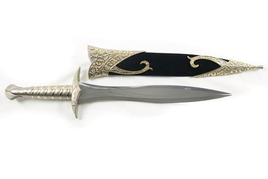 The Hobbit Deluxe Sting With Black Scabbard Metal Sword