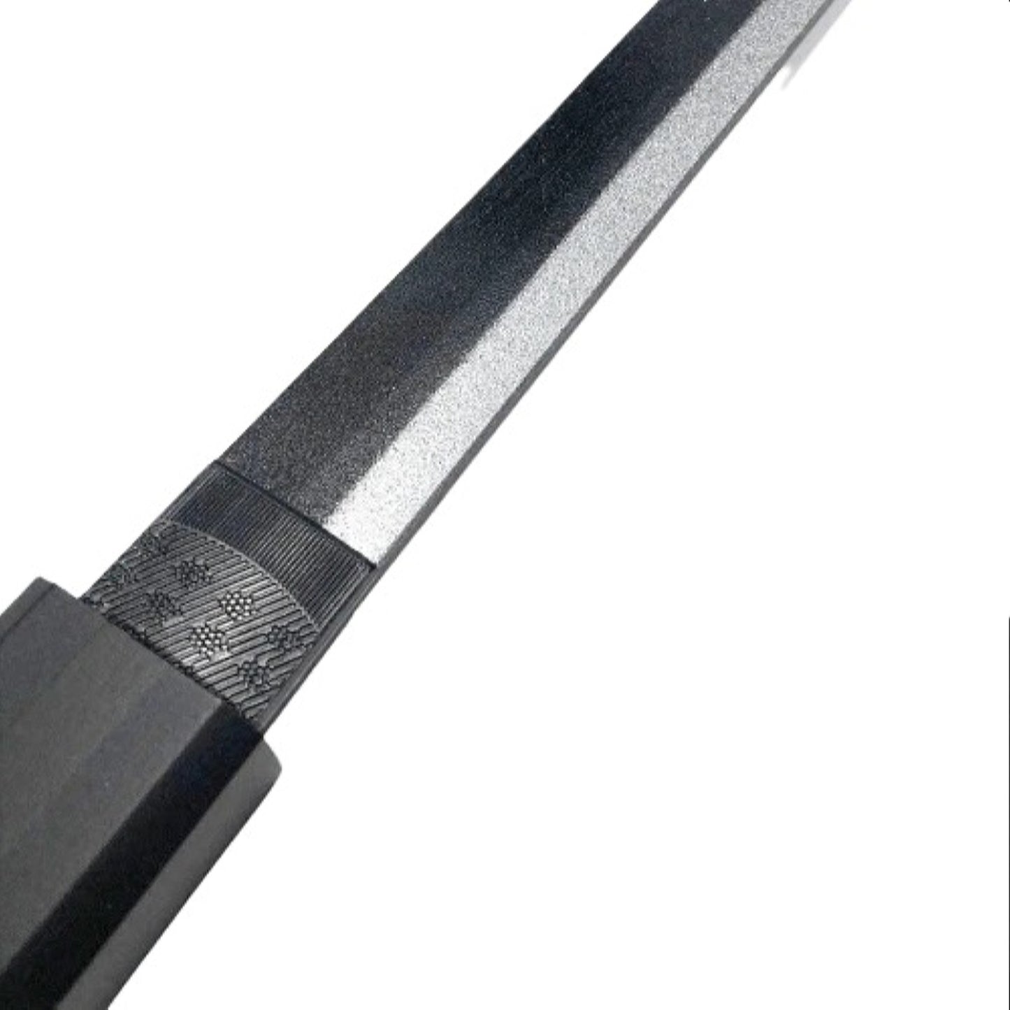 Naruto Kusanagi Sasuke Black Katana Metal Sword