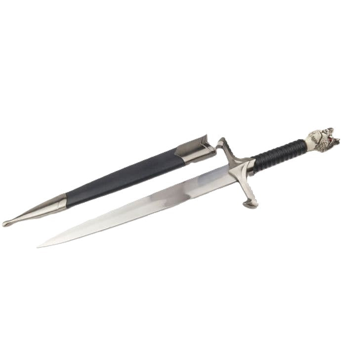 Game of Thrones Jon Snow Direwolf Long Dagger BS016644 – SWORDVERSE