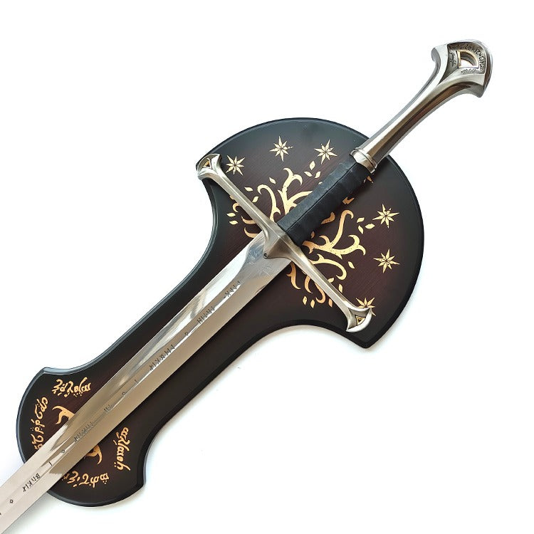 Lord of the Rings Aragorn Anduril Sword with Sheath & Plaque