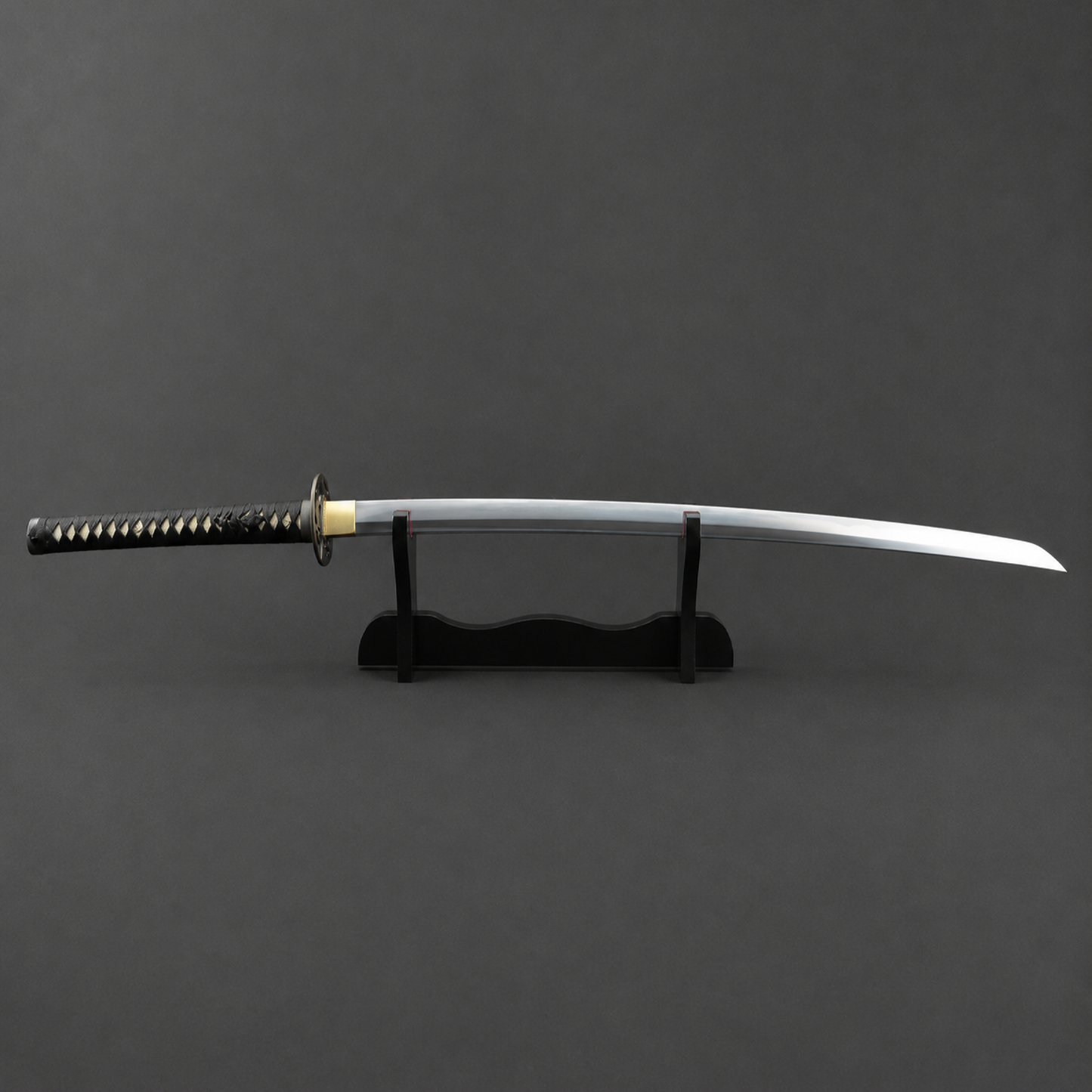 Warriors Demise Katana in 1095 Clay Tempered Folded Hand Forged Steel Metal Sword