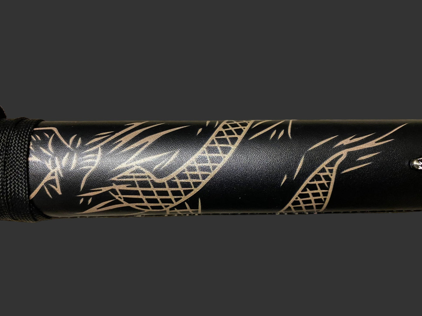 Dragon Black 440 Steel Samurai Sword Katana Set of 3
