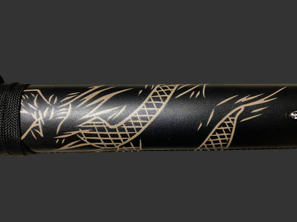Dragon Black 440 Steel Samurai Sword Katana Set of 3