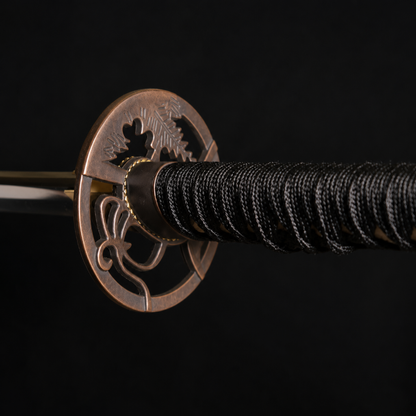 Warriors Demise Katana in 1095 Clay Tempered Folded Hand Forged Steel Metal Sword