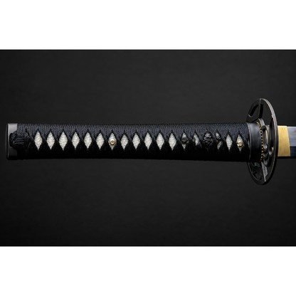 Warriors Demise Katana in 1095 Clay Tempered Folded Hand Forged Steel Metal Sword