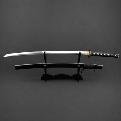 Warriors Demise Katana in 1095 Clay Tempered Folded Hand Forged Steel Metal Sword