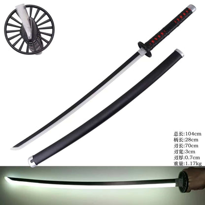 Demon Slayer Tanjiro Kamado Metal Katana LED Sword