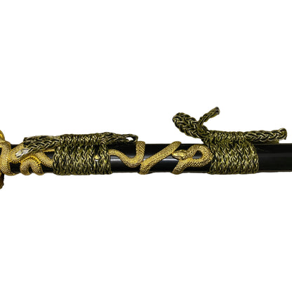 Coiling Snake Samurai Metal Katana Sword