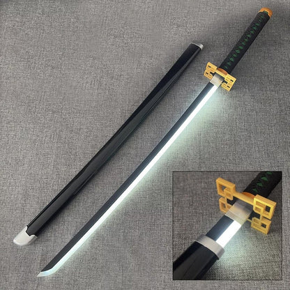 Demon Slayer Muichiro Tokito Metal LED Katana Sword