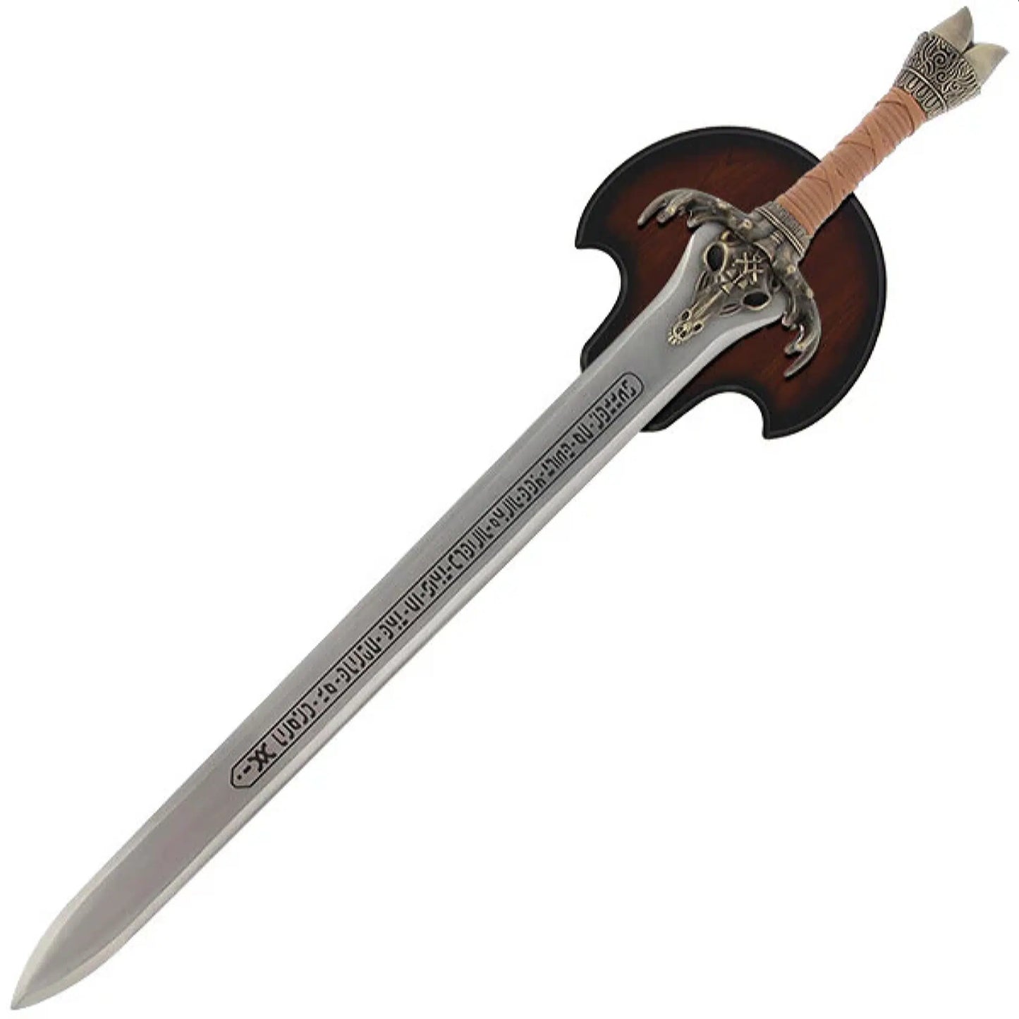 Conan The Barbarian Father's Metal Sword with Plaque