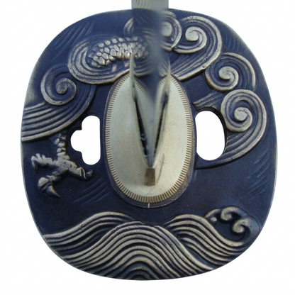 Kōyō Handforged Katana in 1095 Clay Tempered Tsuba Metal Sword