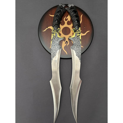 Lord of the Rings Dual Elf Warrior Replica Metal Swords