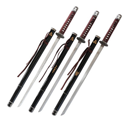 Kill Bill Hattori Hanzo Triple Display Set Metal Katana's