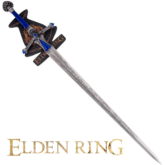 Elden Ring Lunar Blade of Rellana Metal Sword With Plaque