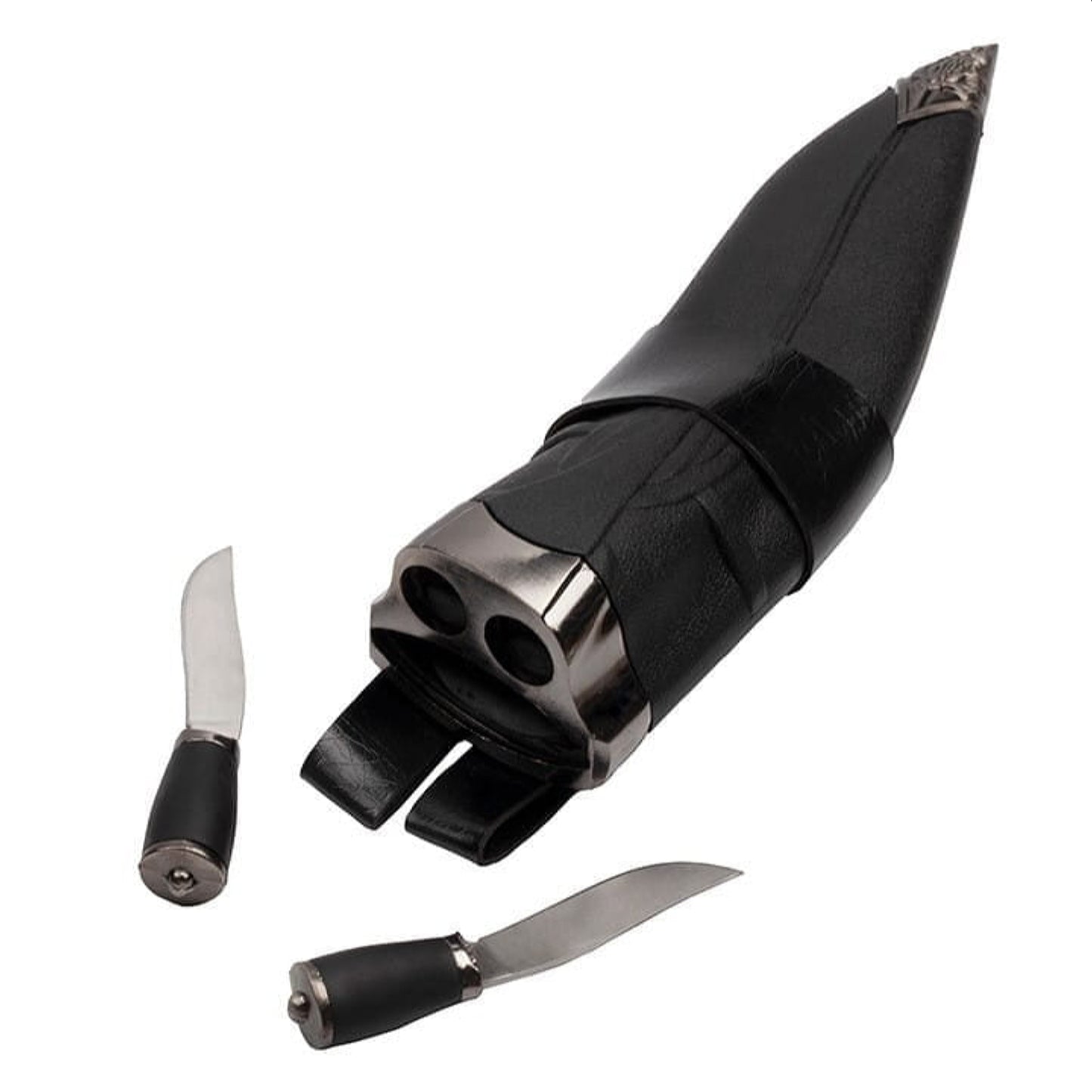 Kukri Large Dagger Metal Machete 3 Piece