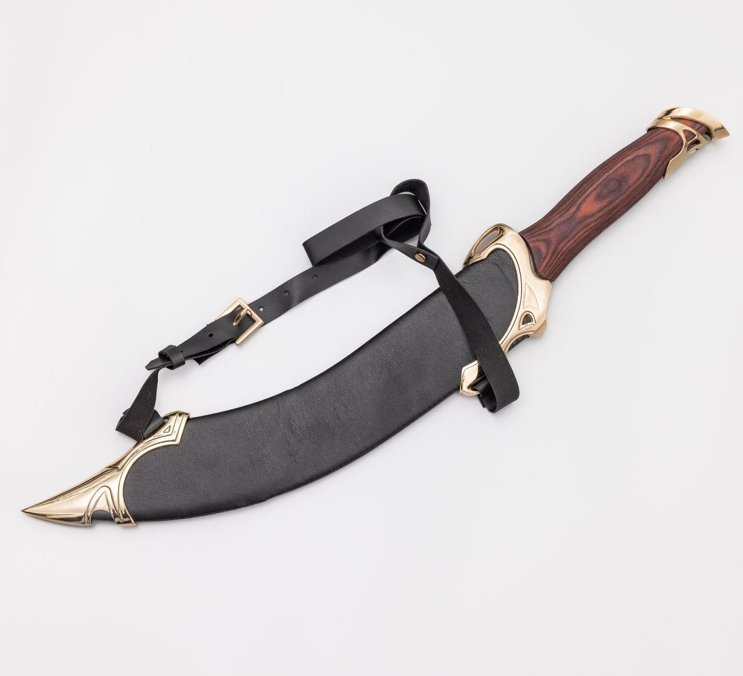 Lord of the Rings Aragorn Elven Angrist Metal Sword of the Ranger With Plaque