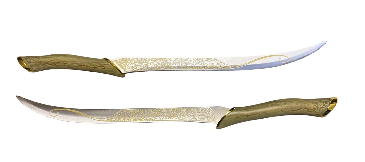 Lord of the Rings Metal Legolas Knives of the Elf Deluxe Edition