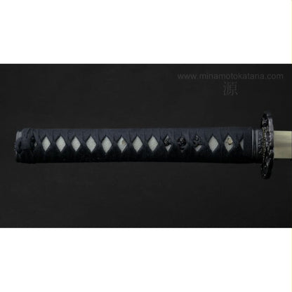Warriors Demise in 1060 Clay Tempered Folded Steel Katana Sword
