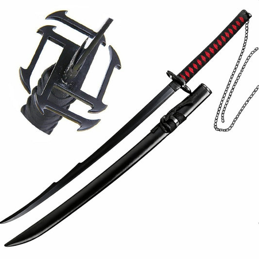 Bleach Hex Sword Tensa Zangetsu Metal Katana of Ichigo