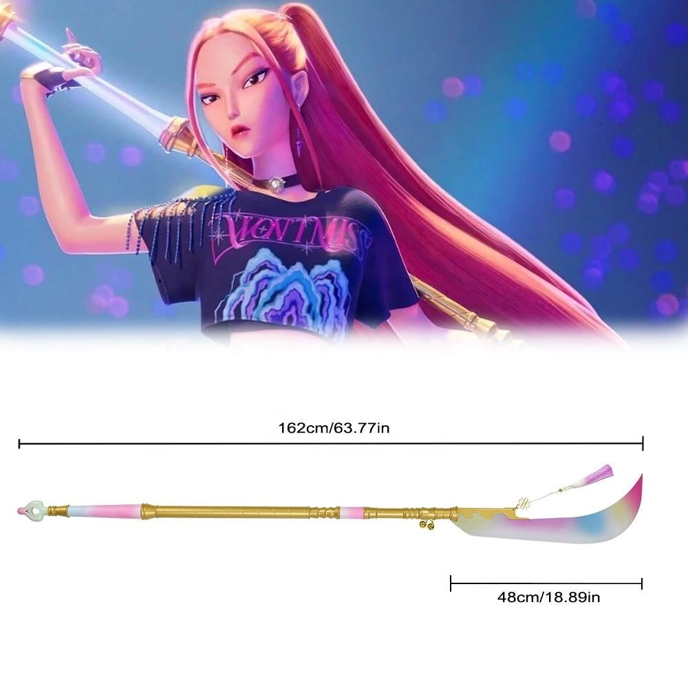 KPop Demon Hunters Mira Gok-do Curved Moon Metal Sword