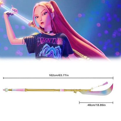 KPop Demon Hunters Mira Gok-do Curved Moon Metal Sword
