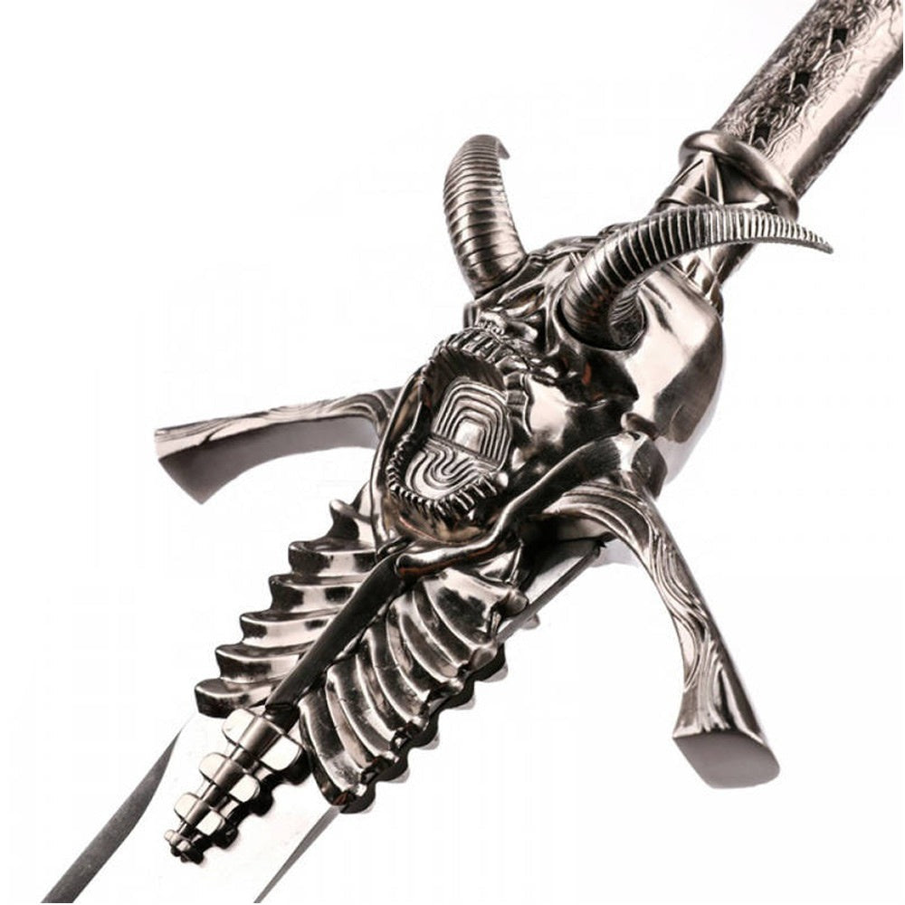 Devil May Cry Awakened Rebellion Metal Sword With Plaque & Sheath