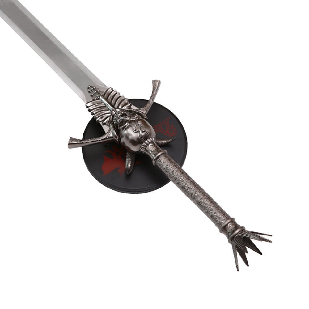 Devil May Cry Awakened Rebellion Metal Sword With Plaque & Sheath
