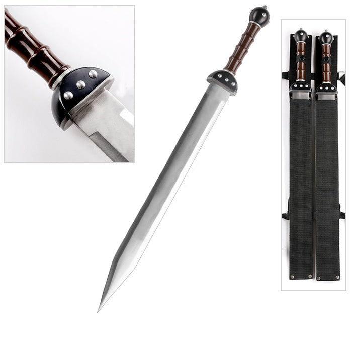 Gladiator Maximus Metal Twin Pair Swords Spatha/Gladius