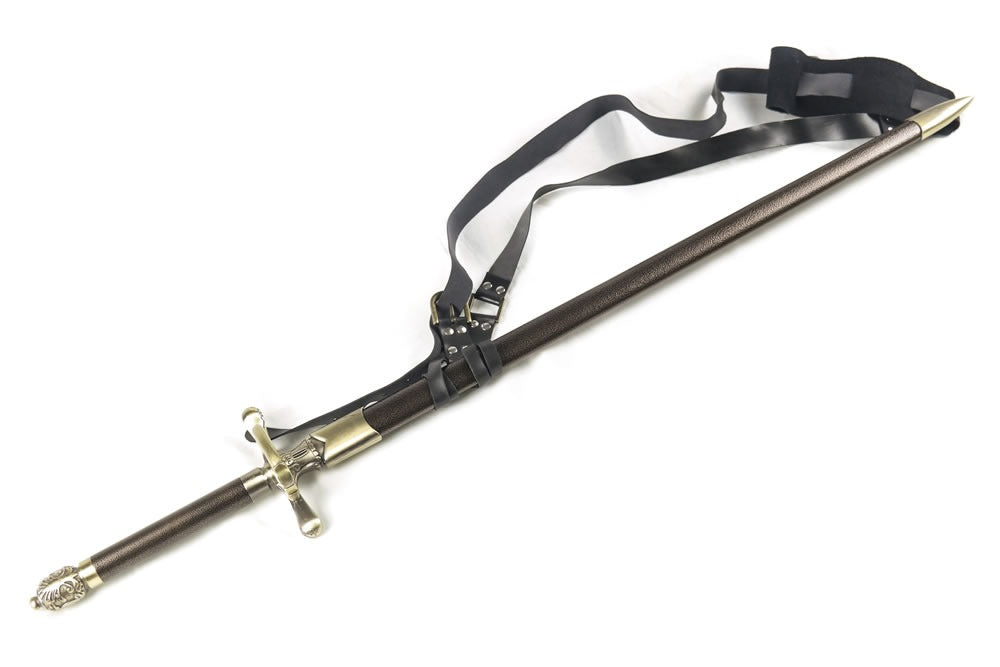 Game Of Thrones Arya's Needle Metal Sword With Plaque And Scabbard