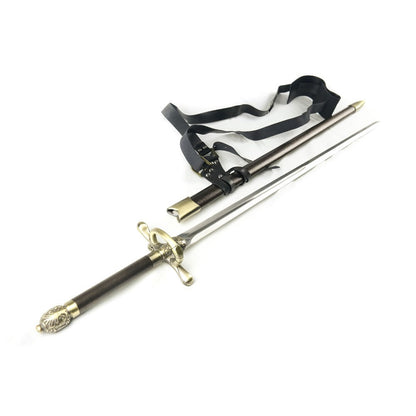Game Of Thrones Arya's Needle Metal Sword With Plaque And Scabbard