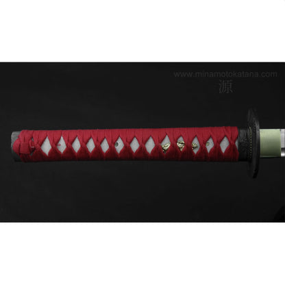 Deluxe Suteta Ken Clay Tempered Hand Forged Metal Katana Sword