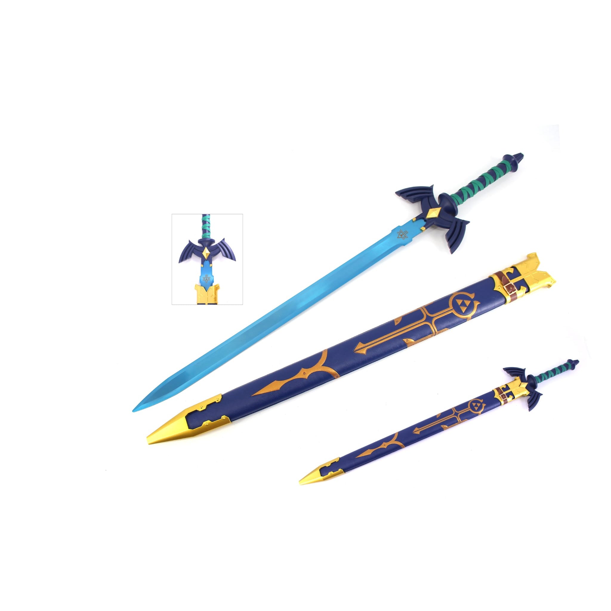 The Legend Zelda Tears of the kingdom Link Metal Master Sword with She ...